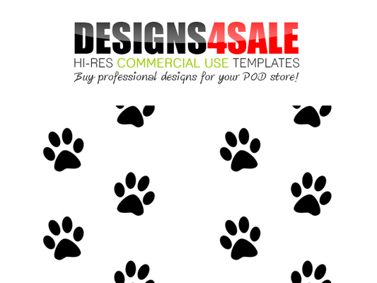 Product picture Paws (Print) Path Pattern For Sale