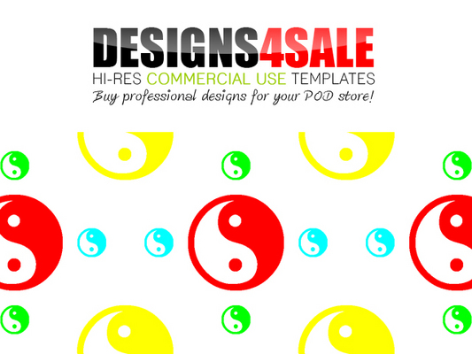 Product picture Colorful Yin Yang Pattern For Sale