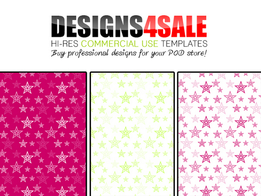 Product picture Double Stars Vibrant + Bonus White Patterns For Sale
