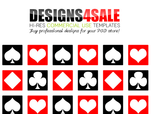 Product picture Deck Of Cards Pattern For Sale