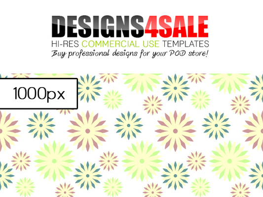 Product picture Summery Flowers Pastel Pattern For Sale