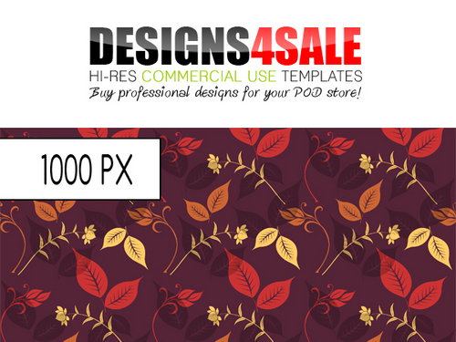 Product picture Flourish Autumn Pattern For Sale