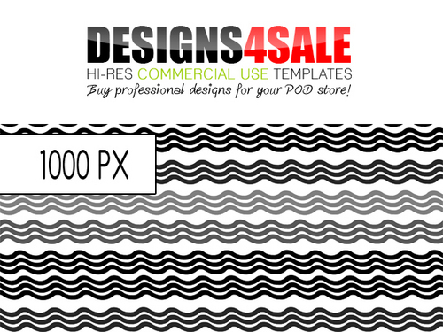 Product picture Wavy Pattern Black